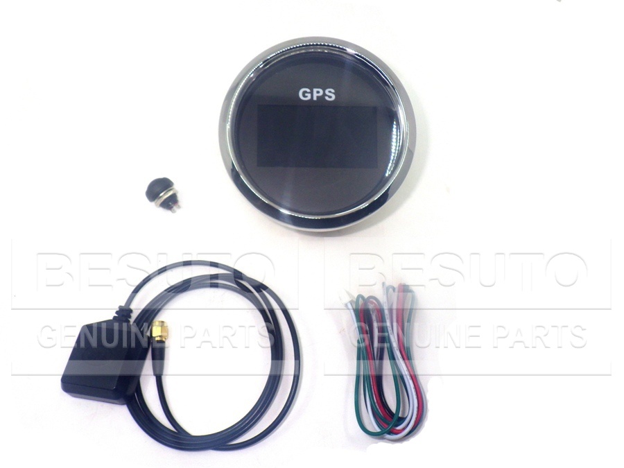 Спидометр цифровой универсальный (GPS-спидометр) 85мм 24v  BS3724-105 (BS85N-GPS)